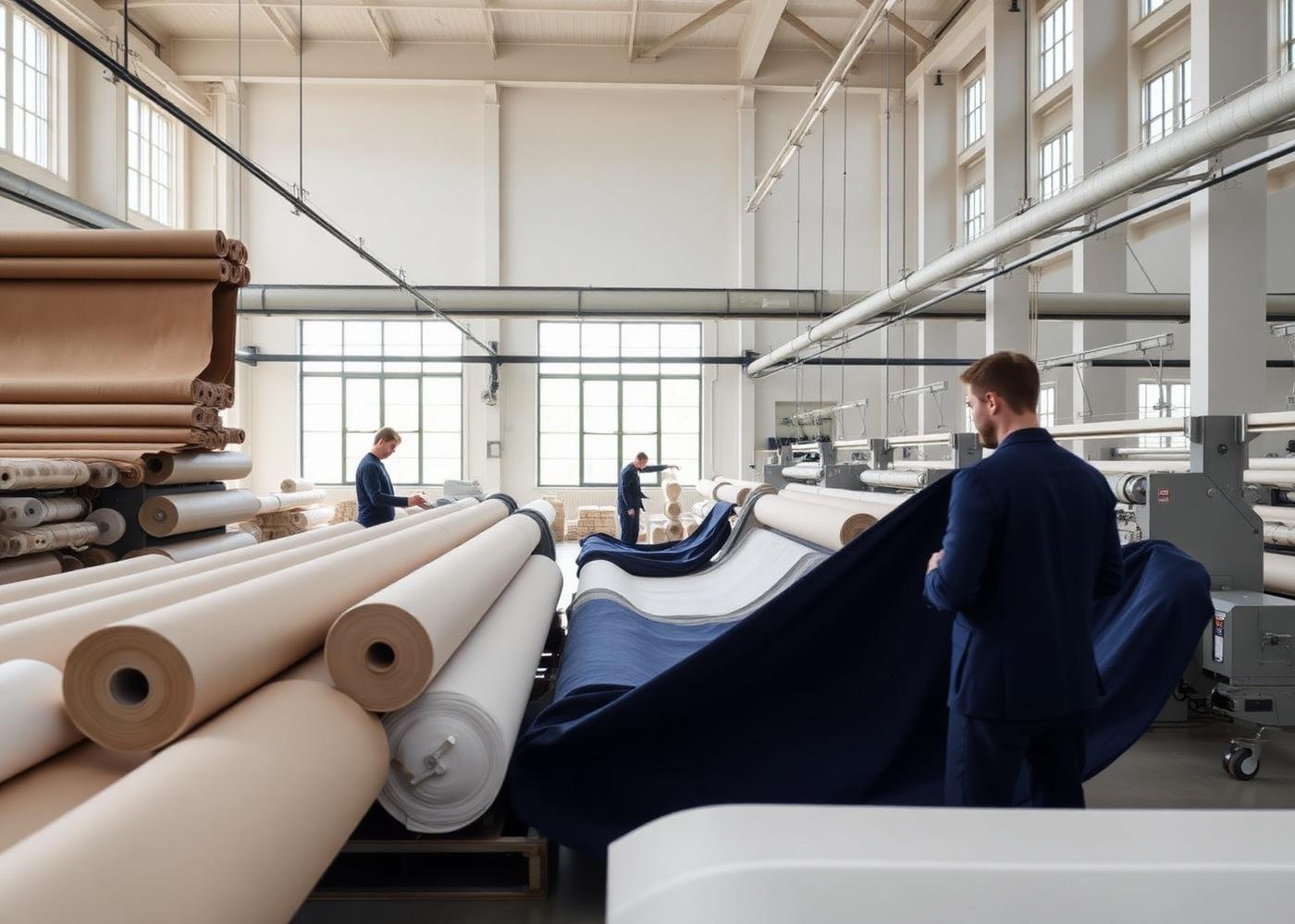 Sadar Din warehouse and textile operations